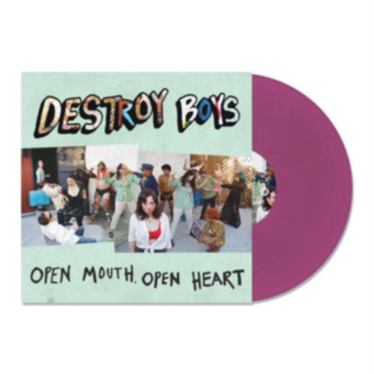 This LP Vinyl is brand new.Format: LP VinylMusic Style: PunkThis item's title is: Open Mouth Open Heart (Purple LP Vinyl)Artist: Destroy BoysLabel: Hopeless RecordsBarcode: 790692673711Release Date: 1/27/2023