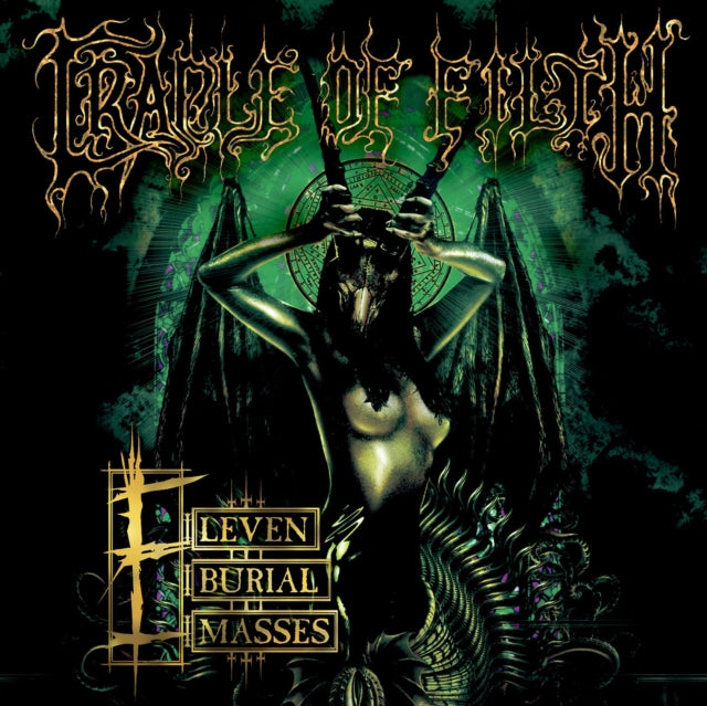 This CD is brand new.Format: CDMusic Style: Black MetalThis item's title is: Eleven Burial MassesArtist: Cradle Of FilthLabel: PeacevilleBarcode: 801056775023Release Date: 6/22/2018