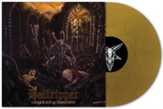 This LP Vinyl is brand new.Format: LP VinylMusic Style: Black MetalThis item's title is: Coagulating Darkness (Gold LP Vinyl)Artist: HellripperLabel: PeacevilleBarcode: 801056803375Release Date: 10/4/2024