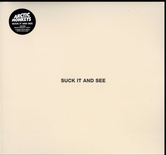 This LP Vinyl is brand new.Format: LP VinylMusic Style: Alternative RockThis item's title is: Suck It & See (Dl Card)Artist: Arctic MonkeysLabel: DOMINO RECORD CO.Barcode: 801390030017Release Date: 6/7/2011