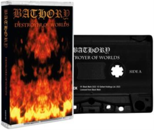 This Music Cassette is brand new.Format: Music CassetteMusic Style: ThrashThis item's title is: Destroyer Of WorldsArtist: BathoryLabel: BACK ON BLACKBarcode: 803341560451Release Date: 4/15/2022