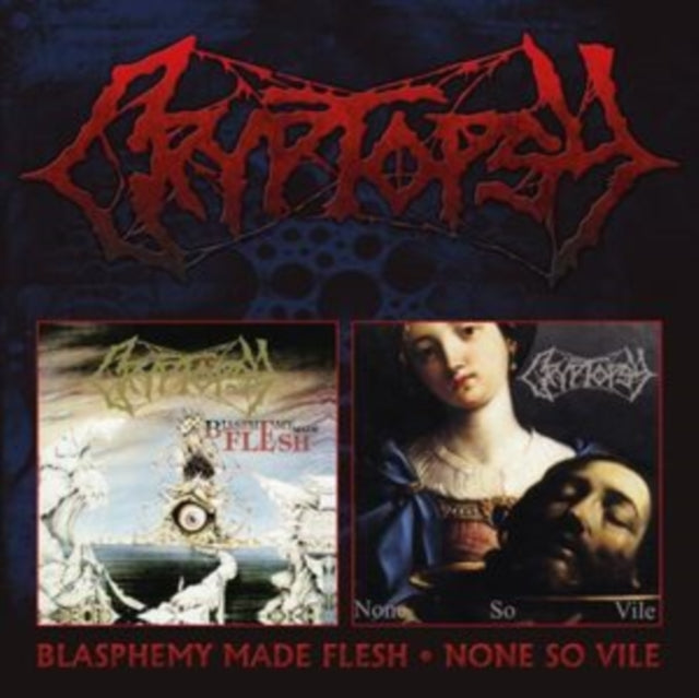 This CD is brand new.Format: CDMusic Style: Death MetalThis item's title is: Blasphemy Made Flesh/None So Vile (2CD)Artist: CryptopsyLabel: Back On BlackBarcode: 803341585218Release Date: 10/6/2023