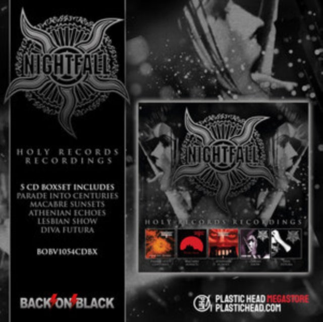 This CD is brand new.Format: CDMusic Style: Death MetalThis item's title is: Holy Records Recordings (5CD)Artist: NightfallLabel: Back On BlackBarcode: 803341600591Release Date: 6/21/2024