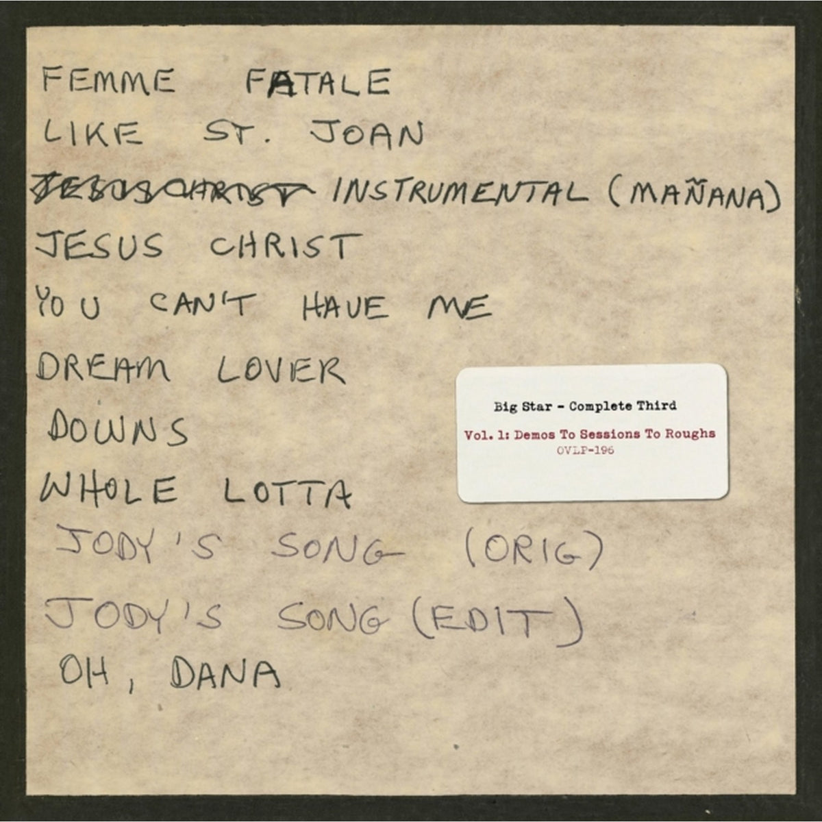 Complete Third Vol.1: Demos To Sessions To Roughs