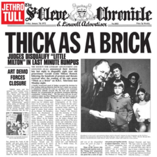 This LP Vinyl is brand new.Format: LP VinylMusic Style: Prog RockThis item's title is: Thick As A BrickArtist: Jethro TullLabel: RHINO/PARLOPHONEBarcode: 825646139507Release Date: 6/29/2015