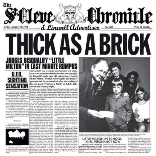 This CD is brand new.Format: CDMusic Style: Classic RockThis item's title is: Thick As A BrickArtist: Jethro TullLabel: ChrysalisBarcode: 825646146468Release Date: 6/29/2015
