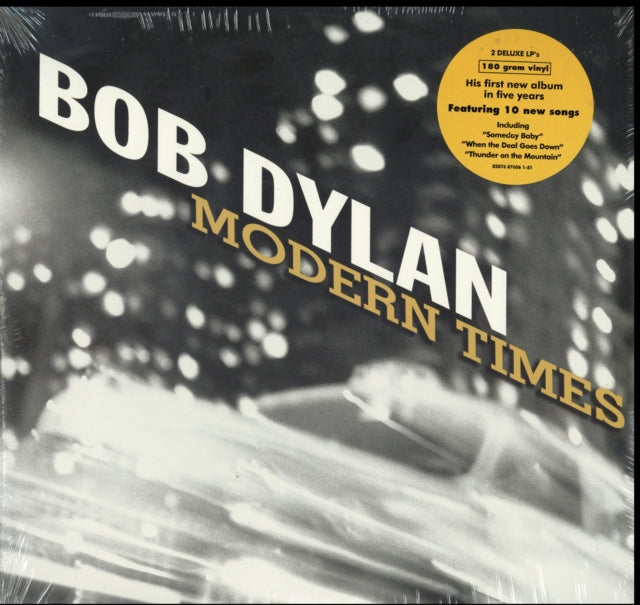 This LP Vinyl is brand new.Format: LP VinylMusic Style: Folk RockThis item's title is: Modern Times (2LP/180G/Gatefold)Artist: Bob DylanLabel: LEGACYBarcode: 828768760611Release Date: 8/29/2006