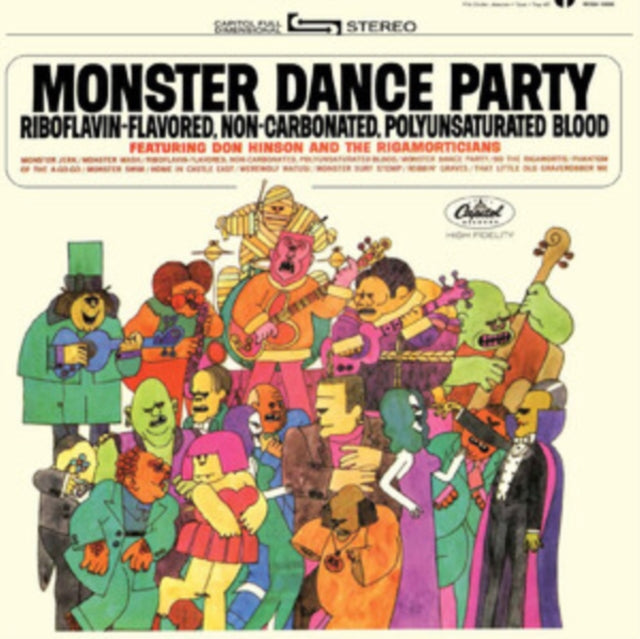 This LP Vinyl is brand new.Format: LP VinylMusic Style: NoveltyThis item's title is: Monster Dance Party (Orange & Black Pumpkin Splatter LP Vinyl)Artist: Don & The Rigamorticians HinsonLabel: Capitol RecordsBarcode: 848064018896Release Date: 10/10/2025