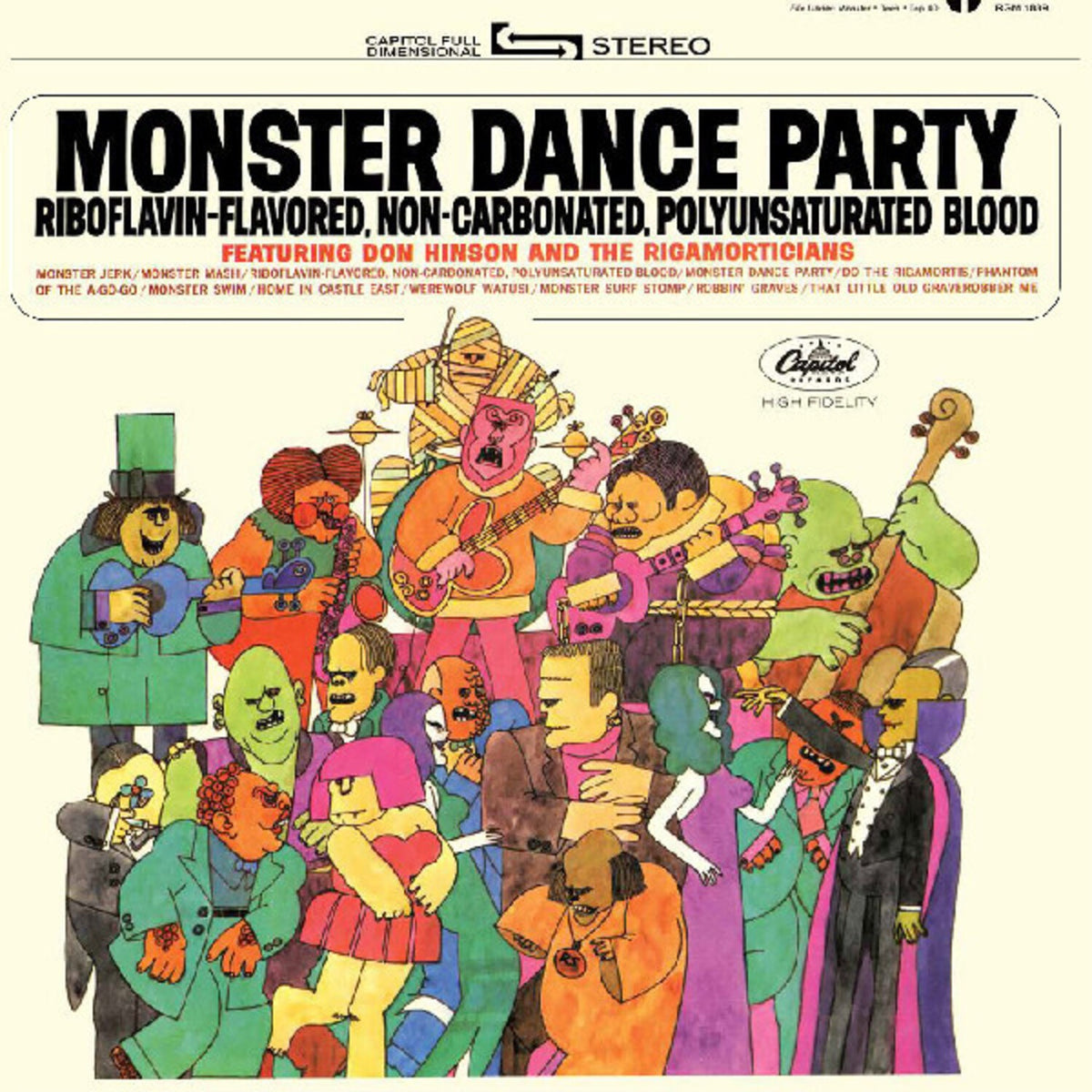 Monster Dance Party (Orange & Black Pumpkin Splatter LP Vinyl)