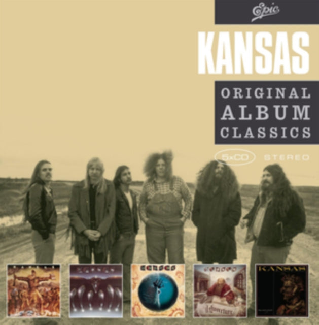 Product Image : This CD is brand new.<br>Format: CD<br>Music Style: Classic Rock<br>This item's title is: Original Album Classics<br>Artist: Kansas<br>Label: Epic<br>Barcode: 886974598220<br>Release Date: 9/28/2009
