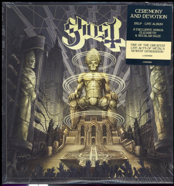 This LP Vinyl is brand new.Format: LP VinylMusic Style: Hard RockThis item's title is: Ceremony & Devotion (2LP)Artist: GhostLabel: LOMA VISTABarcode: 888072036888Release Date: 1/19/2018