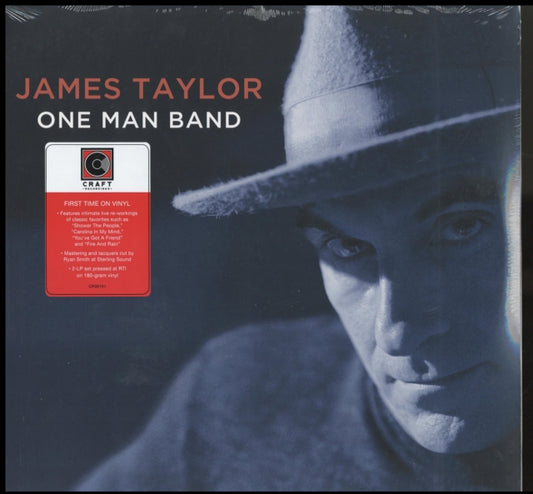 This LP Vinyl is brand new.Format: LP VinylMusic Style: AcousticThis item's title is: One Man Band (2 LP)Artist: James TaylorLabel: CRAFT RECORDINGSBarcode: 888072090187Release Date: 6/7/2019
