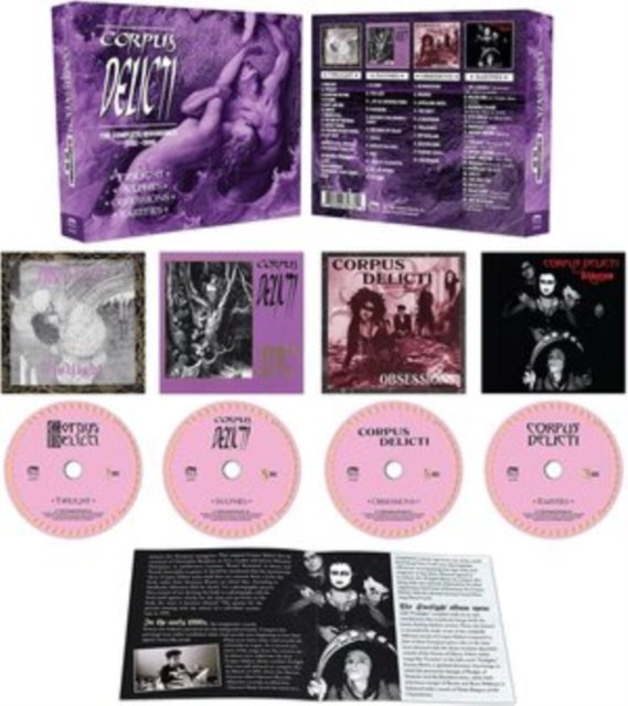 This CD is brand new.Format: CDMusic Style: Goth RockThis item's title is: Complete Recordings 1992-1996Artist: Corpus DelictiLabel: CLEOPATRABarcode: 889466327322Release Date: 7/15/2022