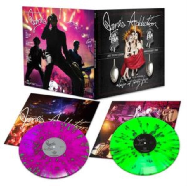This LP Vinyl is brand new.Format: LP VinylMusic Style: Alternative RockThis item's title is: Alive At Twenty-Five - Ritual De Lo Habitual Live (Purple/Green LP Vinyl)Artist: Jane's AddictionLabel: CLEOPATRABarcode: 889466331015Release Date: 2/10/2023