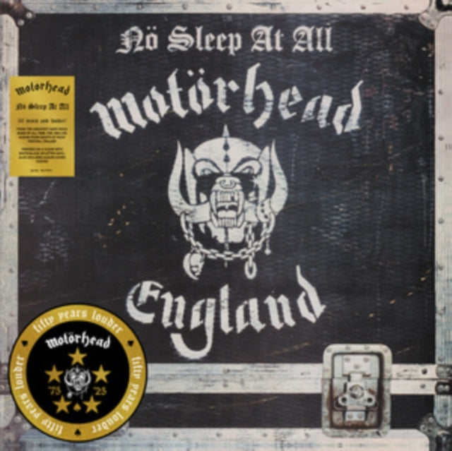 This LP Vinyl is brand new.Format: LP VinylMusic Style: Rock & RollThis item's title is: No Sleep At All (50Th Anniversary) (Clear/Black-White Splatter LP Vinyl)Artist: MotorheadLabel: BMGBarcode: 4099964135008Release Date: 8/29/2025