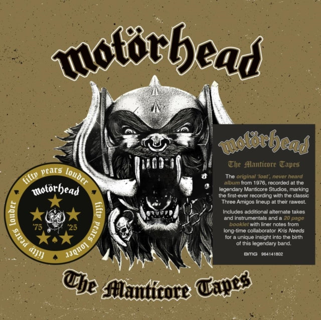 This CD is brand new.Format: CDMusic Style: Hard RockThis item's title is: Manticore TapesArtist: MotorheadLabel: BMGBarcode: 4099964141801Release Date: 6/27/2025