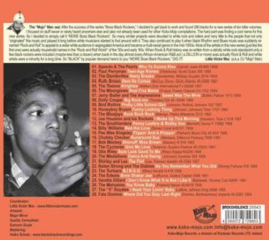 This CD is brand new.Format: CDMusic Style: Doo WopThis item's title is: More Boss Black Rockers 5 - Sure Look Good To MeArtist: Various ArtistsLabel: KOKO-MOJOBarcode: 4260072729803Release Date: 2/3/2023