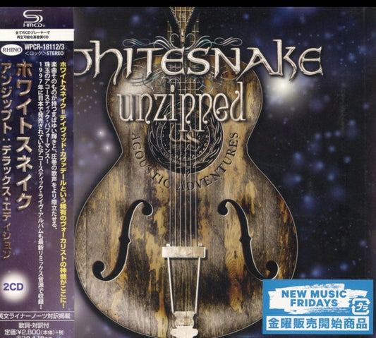 This CD is brand new.Format: CDMusic Style: Hard RockThis item's title is: Unzipped^-Deluxe EditionArtist: WhitesnakeBarcode: 4943674288175Release Date: 10/19/2018
