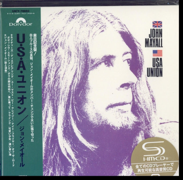 This CD is brand new.Format: CDMusic Style: Blues RockThis item's title is: Usa Union (Shm/Mini LP Slv/2018 Remaster)Artist: John MayallBarcode: 4988031271865Release Date: 4/25/2018