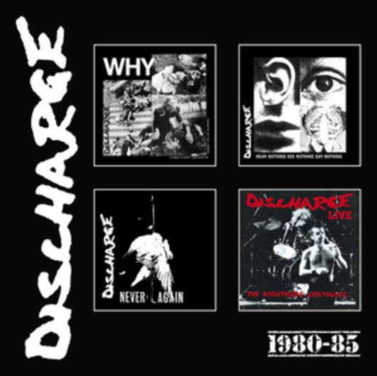 This CD is brand new.Format: CDMusic Style: PunkThis item's title is: 1980-85 (Remastered/4CD Clamshell Box)Artist: DischargeLabel: Captain Oi!Barcode: 5013929606302Release Date: 10/12/2018