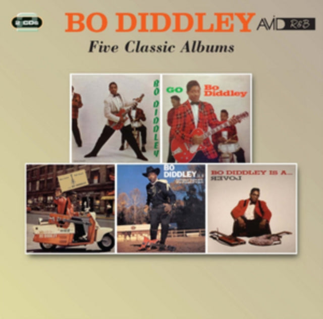 This CD is brand new.Format: CDMusic Style: Rock & RollThis item's title is: Four Classic AlbumsArtist: Bo DiddleyLabel: Avid EntertainmentBarcode: 5022810329626Release Date: 5/4/2018