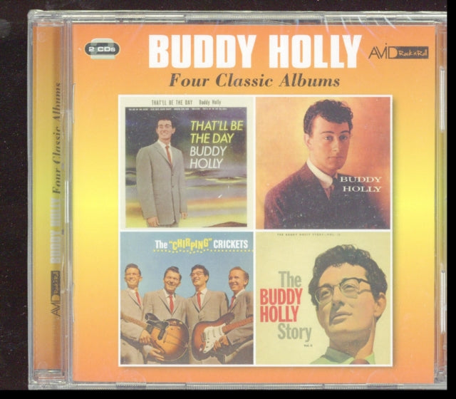 This CD is brand new.Format: CDMusic Style: Rock & RollThis item's title is: 4 Classic AlbumsArtist: Buddy HollyLabel: AVID ROCK N ROLLBarcode: 5022810715122Release Date: 10/7/2016