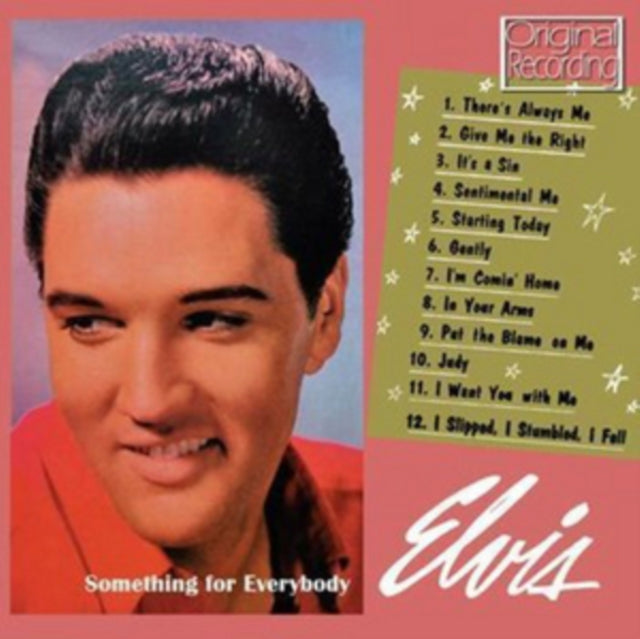 This CD is brand new.Format: CDMusic Style: Rock & RollThis item's title is: Something For EverybodyArtist: Elvis PresleyBarcode: 5050457115623Release Date: 2/20/2012