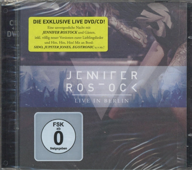 This CD is brand new.Format: CDMusic Style: Alternative RockThis item's title is: Live In BerlinArtist: Jennifer RostockBarcode: 5053105387328Release Date: 8/21/2014