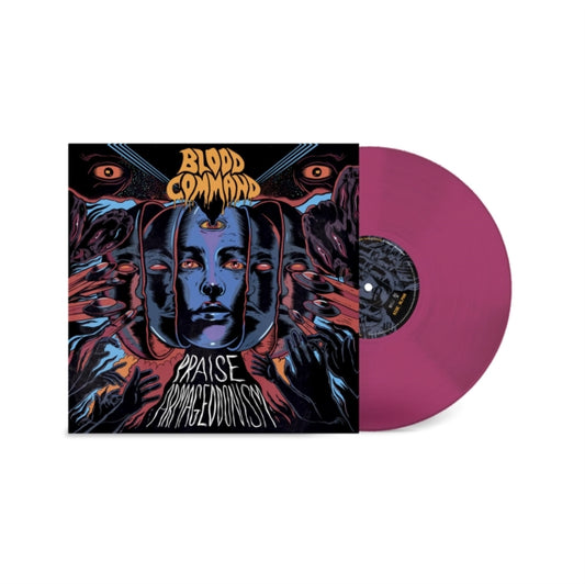 This LP Vinyl is brand new.Format: LP VinylMusic Style: PunkThis item's title is: Praise Armageddonism (Transparent Magenta LP Vinyl)Artist: Blood CommandLabel: HASSLEBarcode: 5060626464650Release Date: 1/14/2022