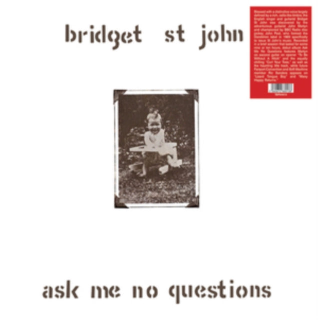 This LP Vinyl is brand new.Format: LP VinylMusic Style: Folk RockThis item's title is: Ask Me No QuestionsArtist: Bridget St. JohnLabel: TRADING PLACESBarcode: 5060672880138Release Date: 1/31/2020