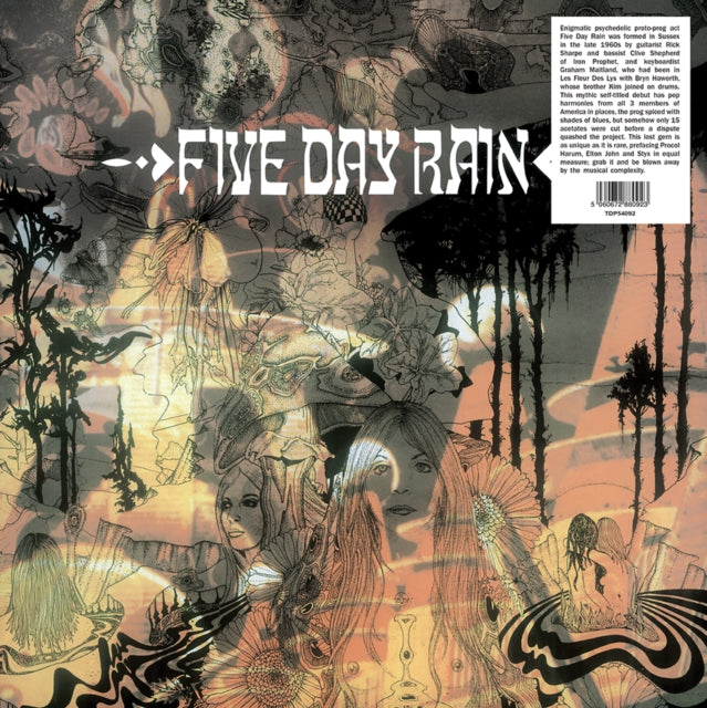 This LP Vinyl is brand new.Format: LP VinylMusic Style: Psychedelic RockThis item's title is: Five Day RainArtist: Five Day RainLabel: TRADING PLACESBarcode: 5060672880923Release Date: 4/28/2023