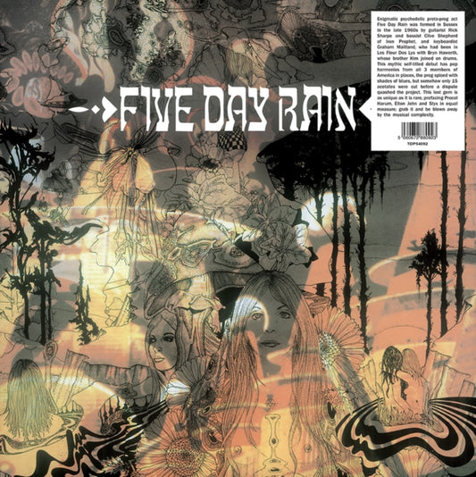 This LP Vinyl is brand new.Format: LP VinylMusic Style: Psychedelic RockThis item's title is: Five Day RainArtist: Five Day RainLabel: TRADING PLACESBarcode: 5060672880923Release Date: 4/28/2023