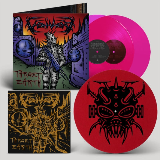 This LP Vinyl is brand new.Format: LP VinylMusic Style: Prog RockThis item's title is: Target Earth (Magenta LP Vinyl)Artist: VoivodLabel: SVART RECORDSBarcode: 6430080233052Release Date: 8/18/2023