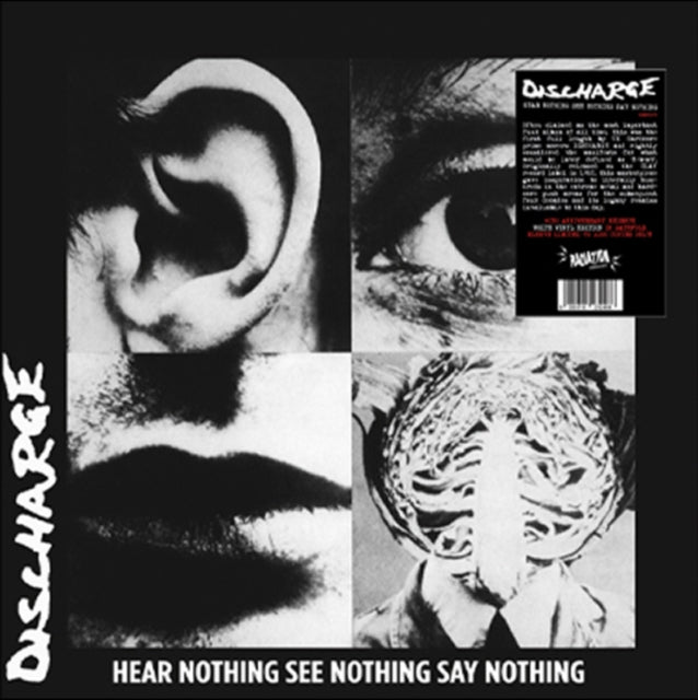 This LP Vinyl is brand new.Format: LP VinylMusic Style: HardcoreThis item's title is: Hear Nothing See Nothing Say Nothing (White LP Vinyl)Artist: DischargeLabel: Radiation ReissuesBarcode: 8055515232486Release Date: 5/13/2022