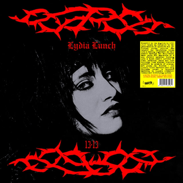 This LP Vinyl is brand new.Format: LP VinylMusic Style: No WaveThis item's title is: 13.13 (Red LP Vinyl)Artist: Lydia LunchLabel: Radiation ReissuesBarcode: 8055515235135Release Date: 8/9/2024