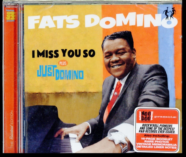 This CD is brand new.Format: CDMusic Style: Rhythm & BluesThis item's title is: I Miss You So + Just Domino  (6 Bonus Tracks/24Bit Remaster)Artist: Fats DominoBarcode: 8436559465052Release Date: 5/4/2018