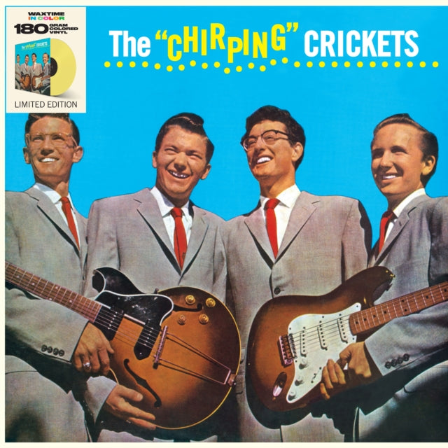This LP Vinyl is brand new.Format: LP VinylMusic Style: RockabillyThis item's title is: Buddy Holly & The Chirping Crickets (Limited/Solid Yellow Virgin LP Vinyl/Limited/180G)Artist: Buddy HollyLabel: WAXTIME IN COLORBarcode: 8436559465274Release Date: 12/21/2018