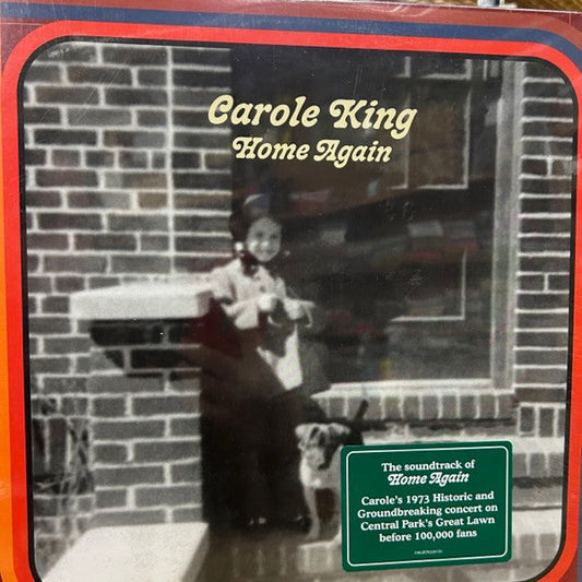 This LP Vinyl is brand new.Format: LP VinylMusic Style: Soft RockThis item's title is: Home Again (2LP)Artist: Carole KingLabel: SONY MUSIC CMGBarcode: 196587853013Release Date: 5/26/2023