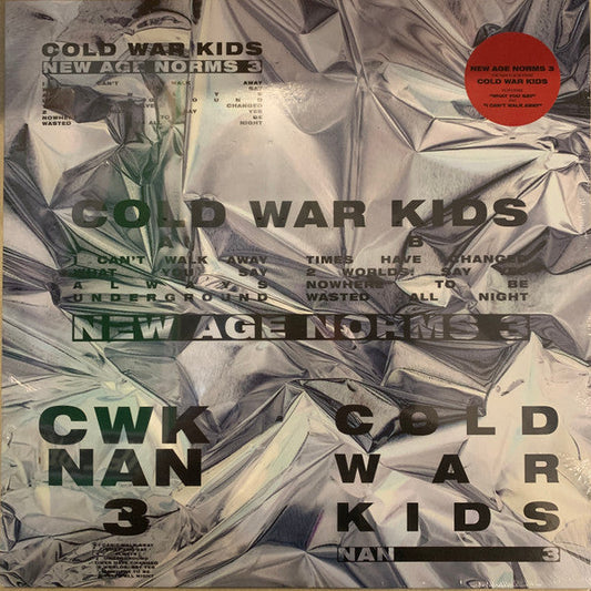 This LP Vinyl is brand new.Format: LP VinylThis item's title is: New Age Norms 3Artist: Cold War KidsLabel: CWKTWO CORP.Barcode: 5056167164852Release Date: 7/25/2022