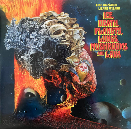 This LP Vinyl is brand new.Format: LP VinylMusic Style: Psychedelic RockThis item's title is: Ice, Death, Planets, Lungs, Mushrooms & Lava (2LP/Recycled Black Wax Vinyl)Artist: King Gizzard & The Lizard WizardBarcode: 842812170164Release Date: 11/18/2022