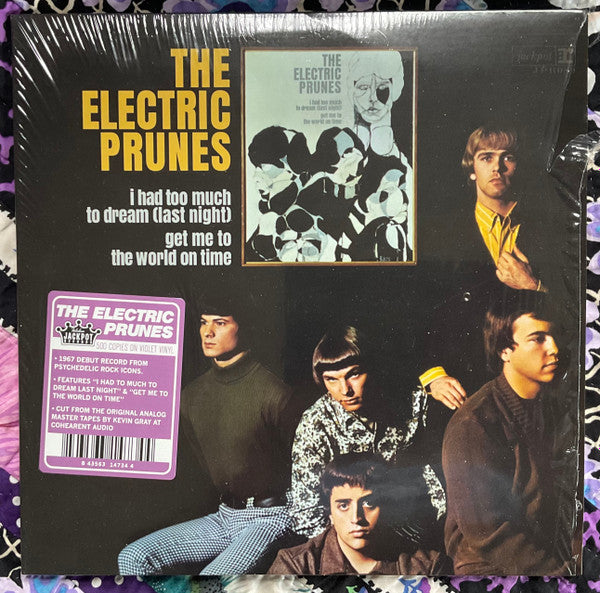 This LP Vinyl is brand new.Format: LP VinylMusic Style: Garage RockThis item's title is: Electric Prunes (Purple LP Vinyl) (Ams Exclusive)Artist: Electric PrunesLabel: Jackpot Records (3)Barcode: 843563147344Release Date: 11/10/2023